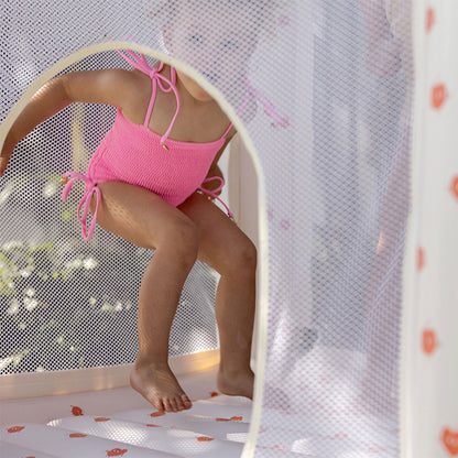 Sunnylife Inflatable Bouncy Castle, Ages 3-6 - Poppy the Peach