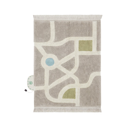Lorena Canals Washable Play Rug, Carpet, EcoCity - 120 x 170 cm