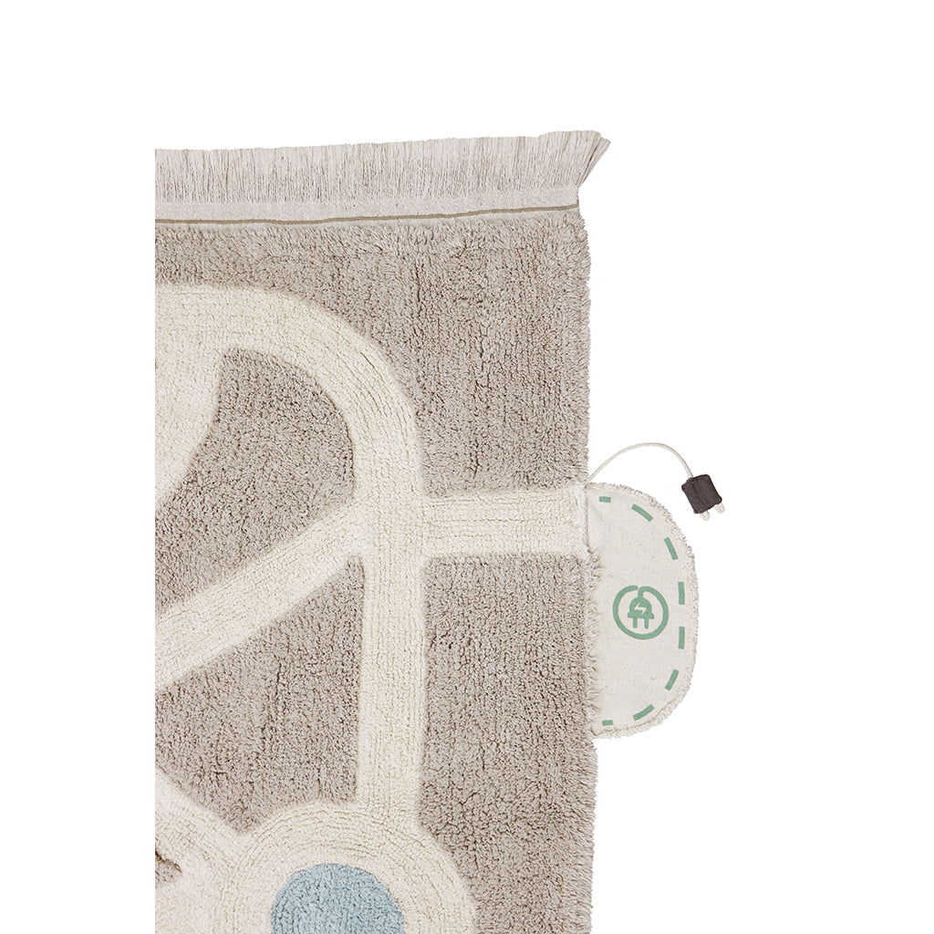 Lorena Canals Washable Play Rug, Carpet, EcoCity - 120 x 170 cm