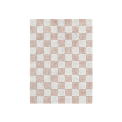 Lorena Canals Washable Rug, Tiles Rose - Various Sizes