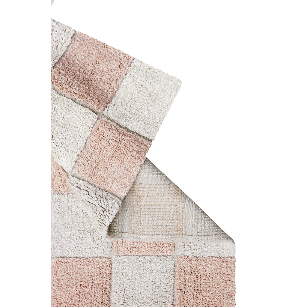 Lorena Canals Washable Rug, Tiles Rose - Various Sizes
