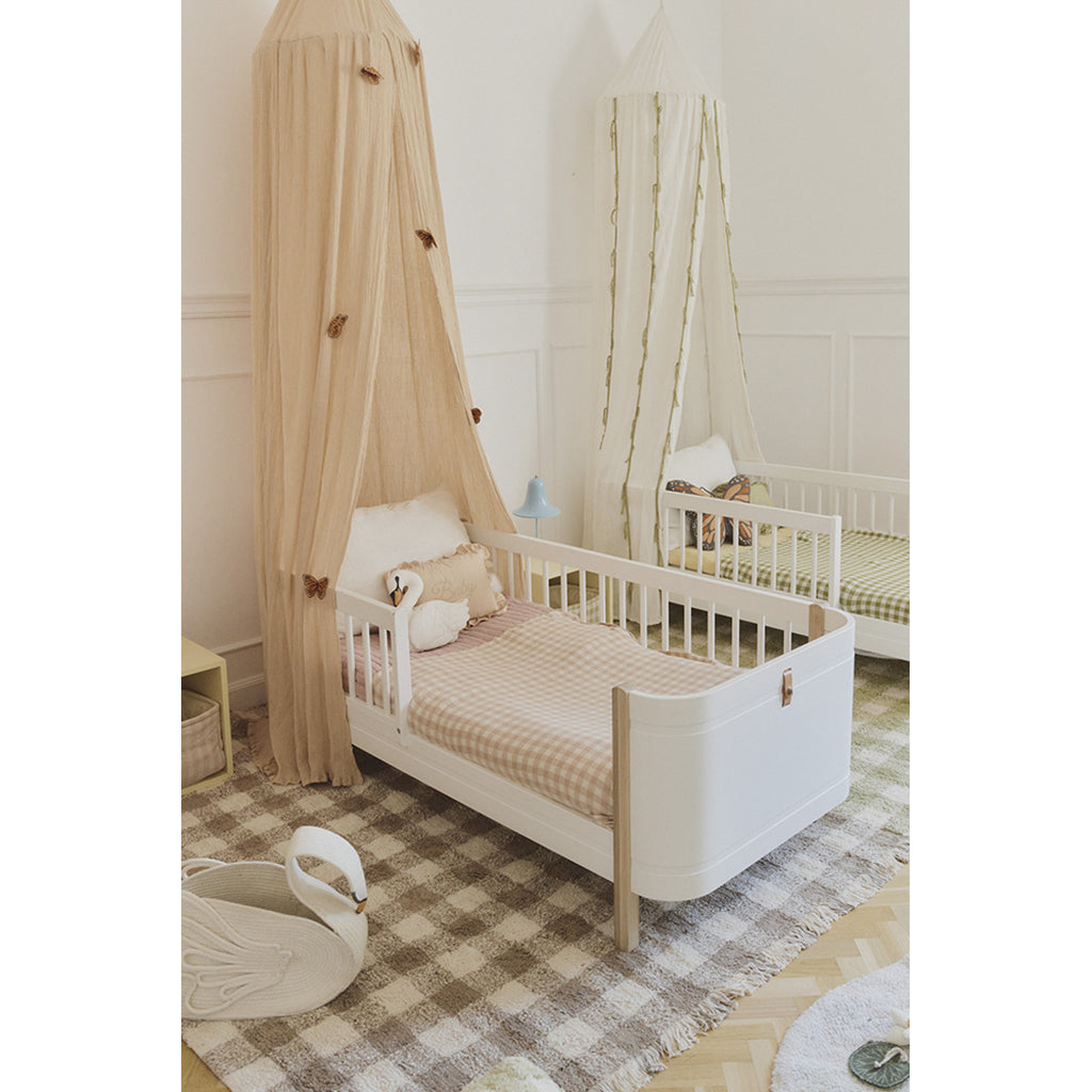 Lorena Canals Washable Rug, Vichy Marron – Multiple Sizes Available