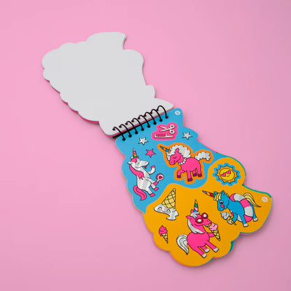 Omy Activity Notebook with Stickers, Lily