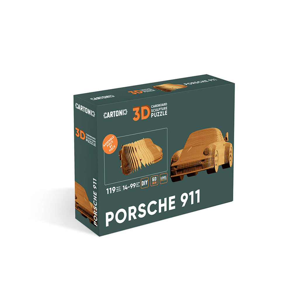 Cartonic 3D Puzzle, DIY Cardboard Artwork - Porsche