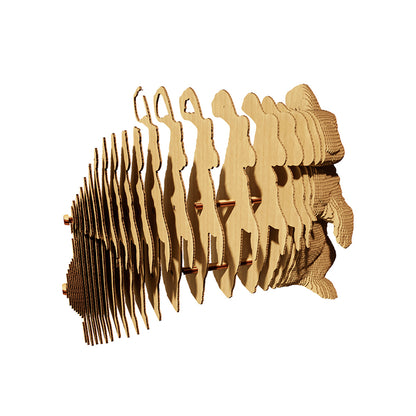 Cartonic 3D Puzzle, DIY Cardboard Art Sculpture - Rabbit