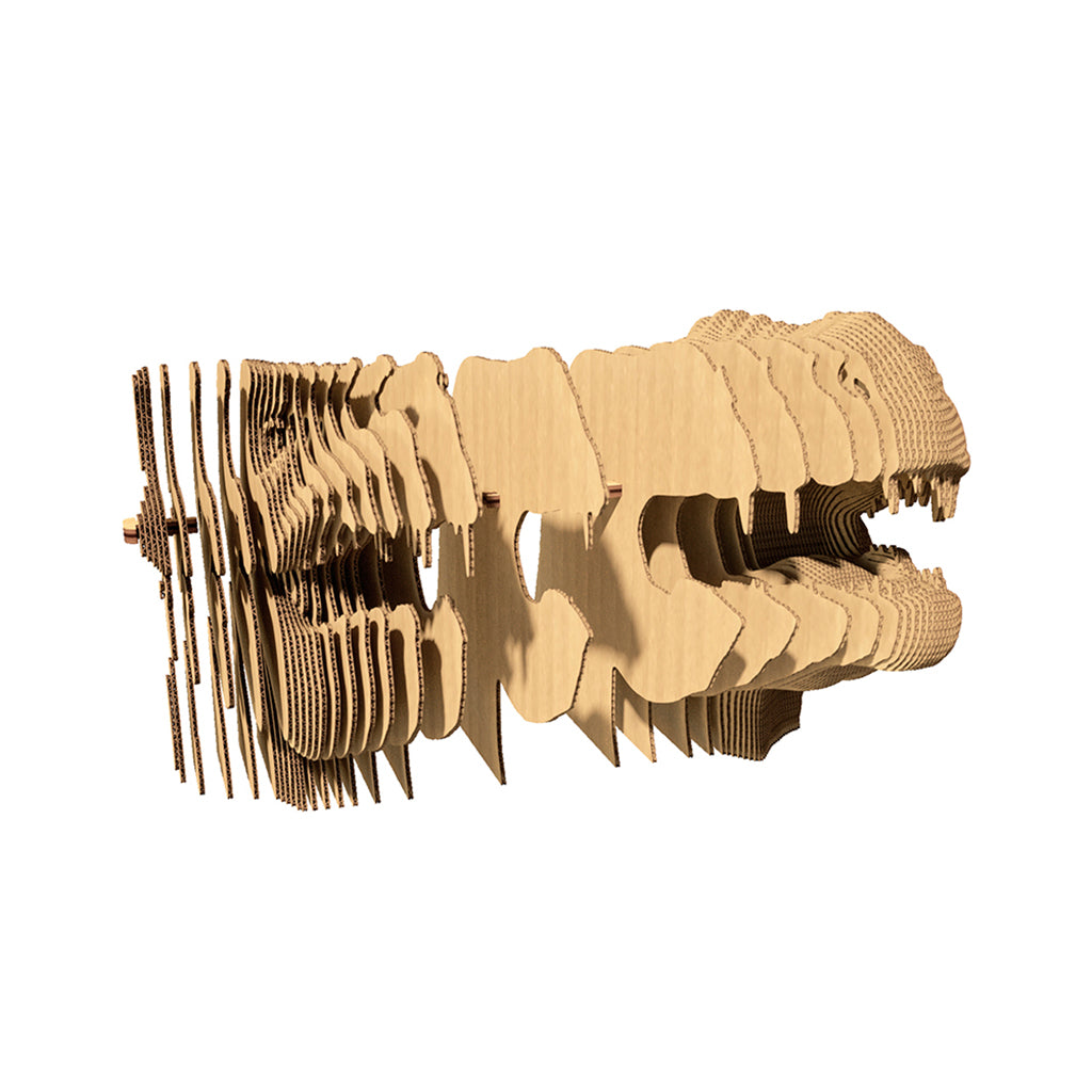 Cartonic 3D Puzzle, DIY Cardboard Art Piece - T-Rex