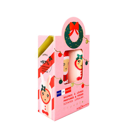 Inuwet Lip Balm for Kids, Duo Set, 2-Pack, Garland