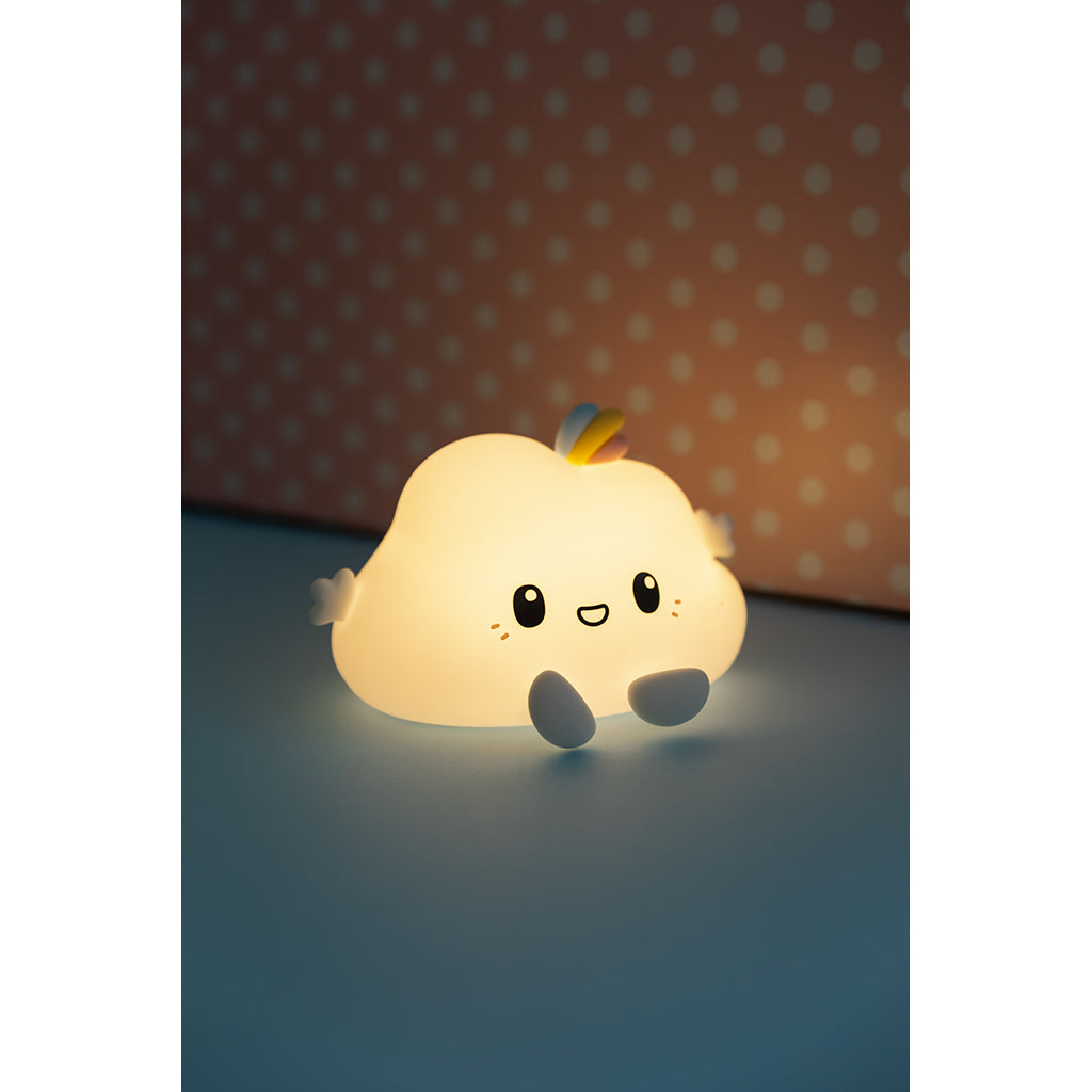 Little L. LED Night Lamp with Remote Control and Multiple Light Settings - Noa Sky