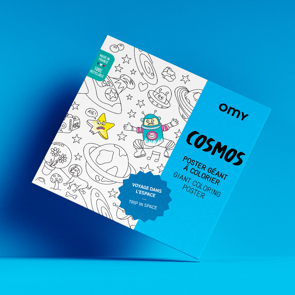 Omy Large Coloring Poster, 70 x 100 cm - Cosmos
