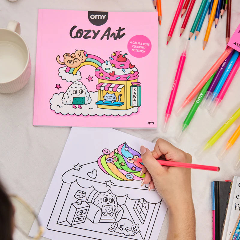 Omy Coloring Book, Cozy Art - Kawaii