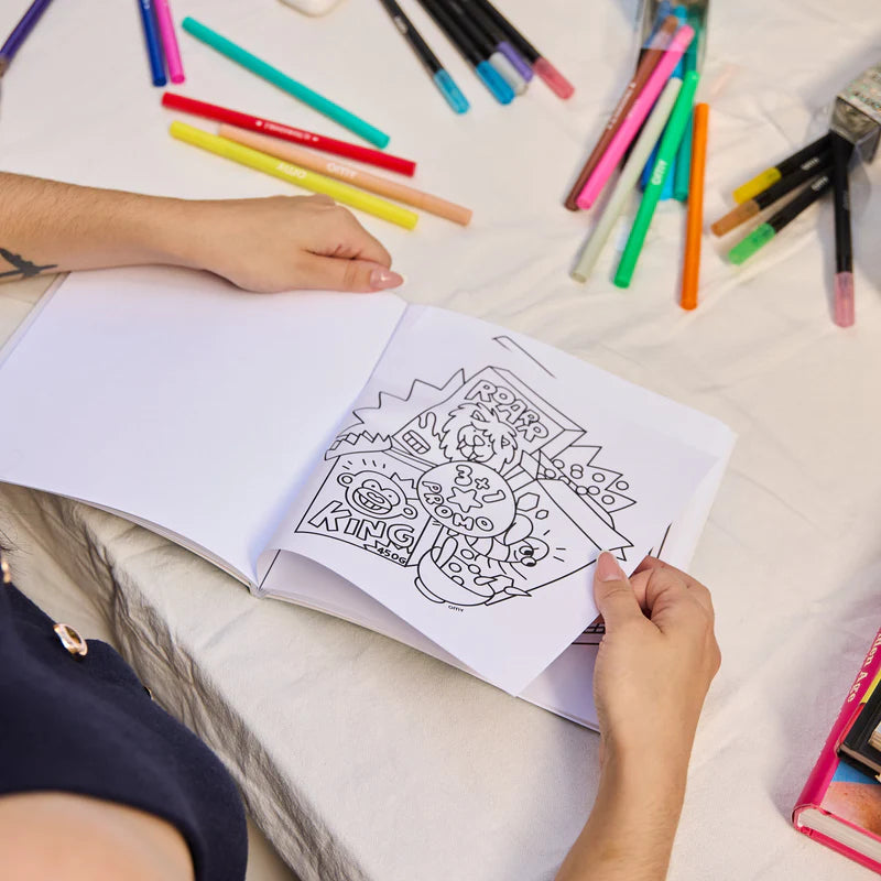Omy Coloring Book, Cozy Art - Supermarket