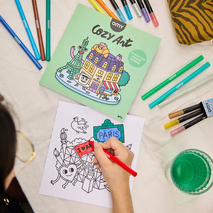 Omy Coloring Book, Cozy Art - Paris
