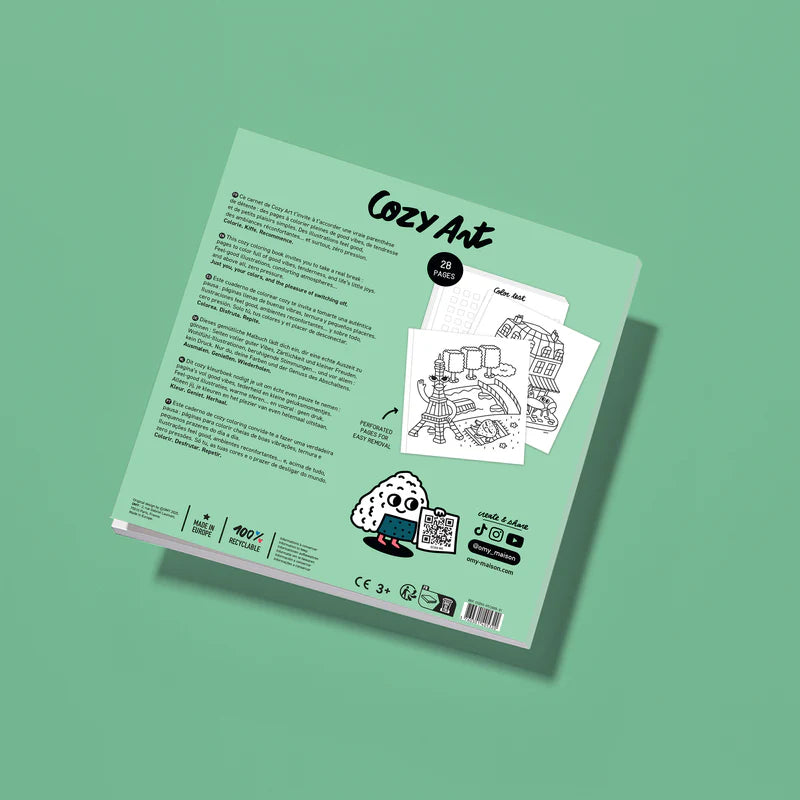 Omy Coloring Book, Cozy Art - Paris