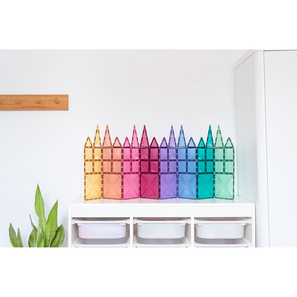 Connetix Magnetic Building Set, Starter Pack, 60 Pieces - Pastel