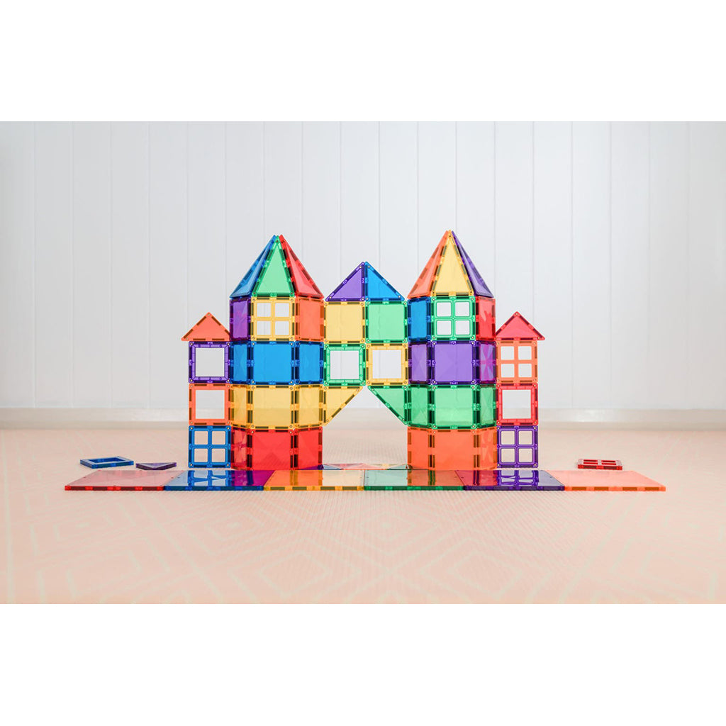 Connetix Magnetic Building Set, Starter Pack, 60 Pieces - Rainbow