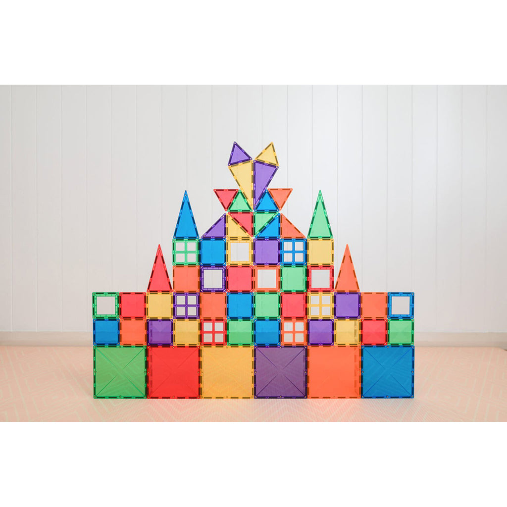 Connetix Magnetic Building Set, Starter Pack, 60 Pieces - Rainbow