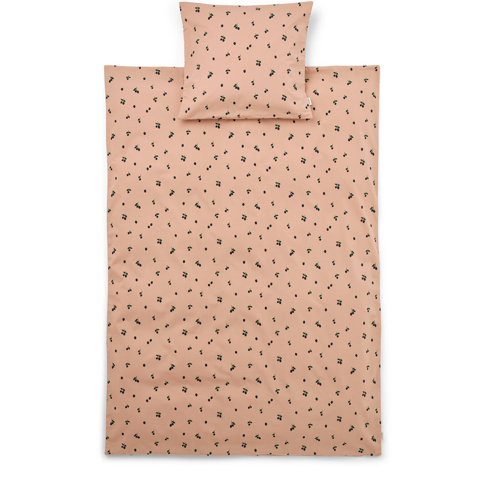 Liewood Carl Adult Printed Bedding - Mini Berry / Pale Tuscany
