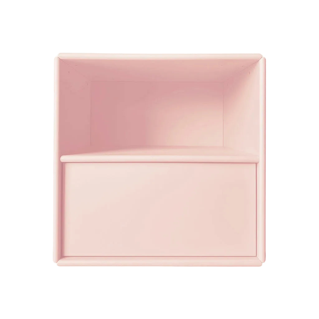 By Aulum Charlie natbord med skuffe, 40 x 40 cm - Blush
