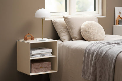 By Aulum Charlotte vægreol med hylde 40x40 cm, Sand