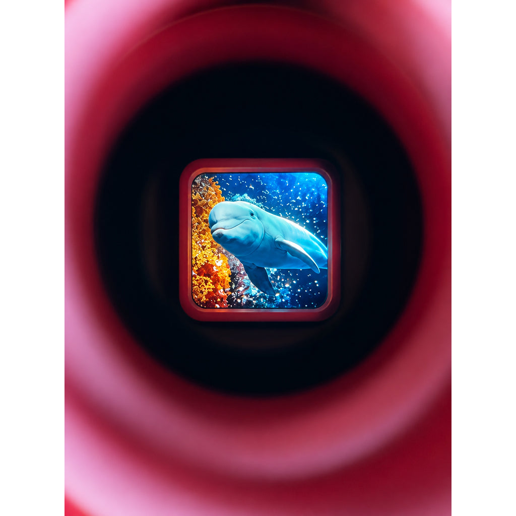 Lalarma Retro 3D Viewer, billedfremviser - Purple