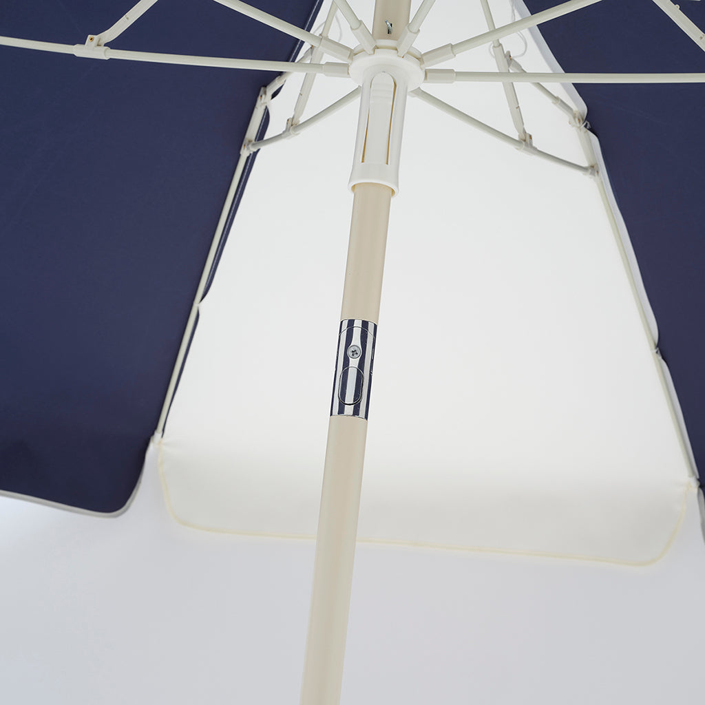 Sunnylife Compact Beach Parasol with UPF50 - Marine Stripe