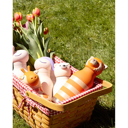 Asobu Bestie Animal Thermal Drinking Bottle, 460 ml - Panda