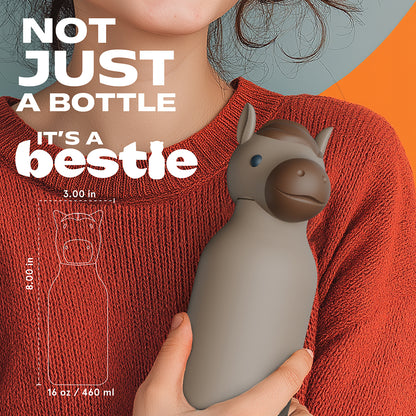 Asobu Bestie Animal Thermal Drink Bottle, 460 ml - Horse