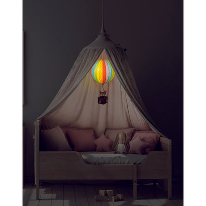 LED Balloon, Jules Verne Rainbow - 42 cm