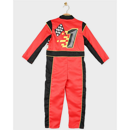 Den goda Fen Costume, Race Car Driver – available in sizes 2-4 years, 4-6 years, and 6-8 years