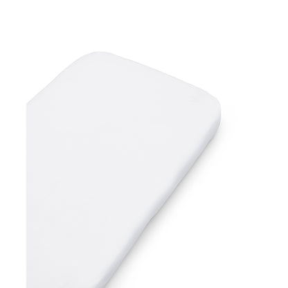 Dear April, Fitted Adult Sheet - Simple White