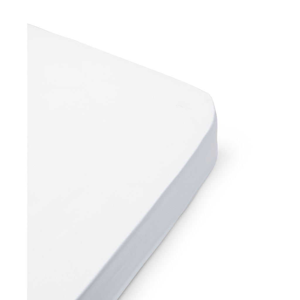 Dear April, Fitted Adult Sheet - Simple White