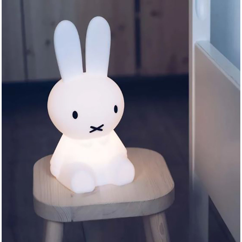 Mr Maria Miffy First Light, Night Lamp for Children, 30 cm - Bunny Lamp in Soft Silicone