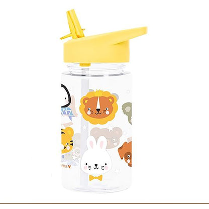 A Little Lovely Company Water Bottle, Animal Friends