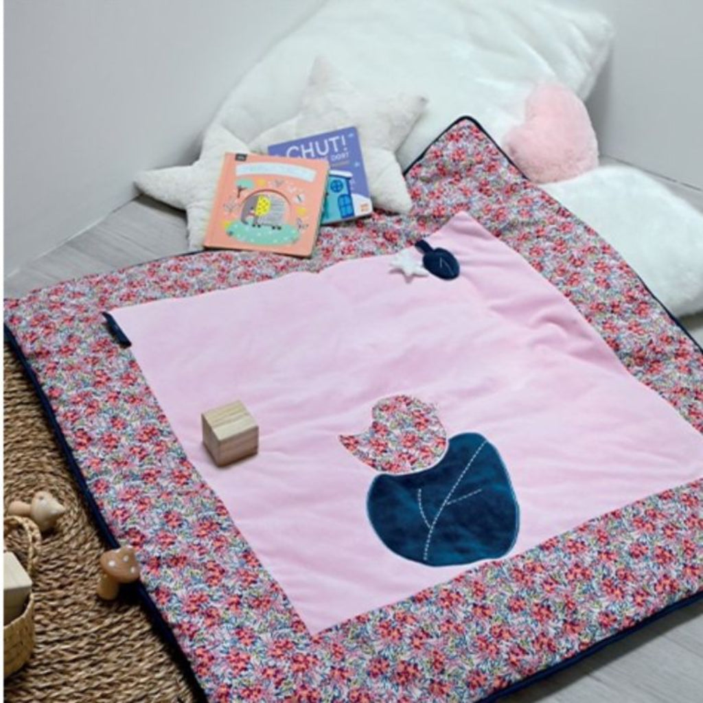 Doudou et Compagnie BOH’AIME, Hjort kravlegårdstæppe – 100 x 100 cm