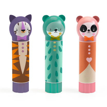 Djeco Lovely Paper, Glue Stick with Animal Motif - Assorted Model
