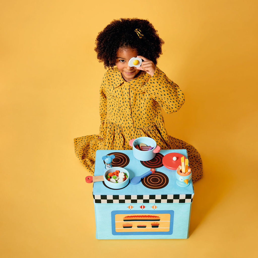 Djeco Toy Box/Stool - Stove