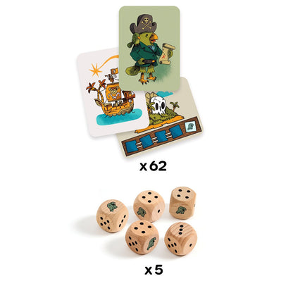 Djeco Game, Dice Game - Pirates &