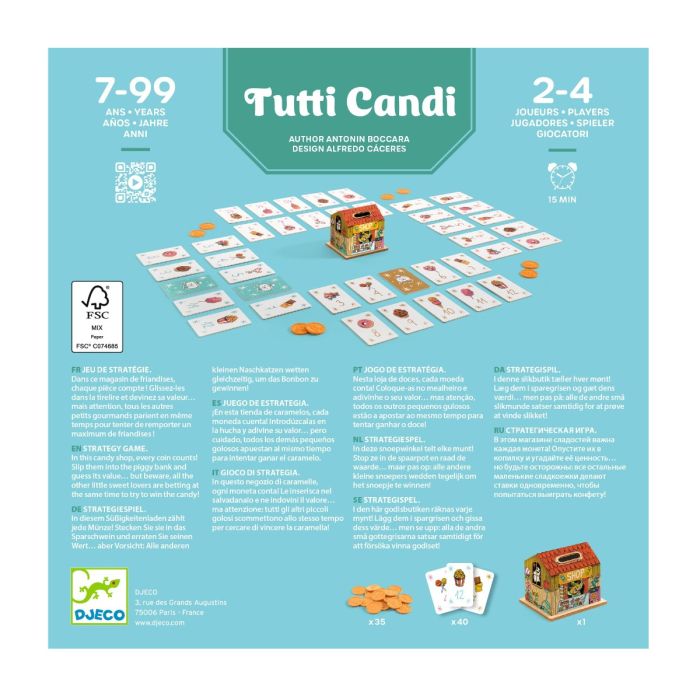 Djeco Game, Tutti Candi