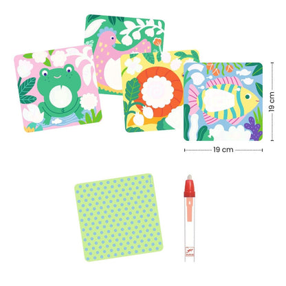 Djeco Water Painting, Peekaboo in the Garden – Suitable from 18 Months