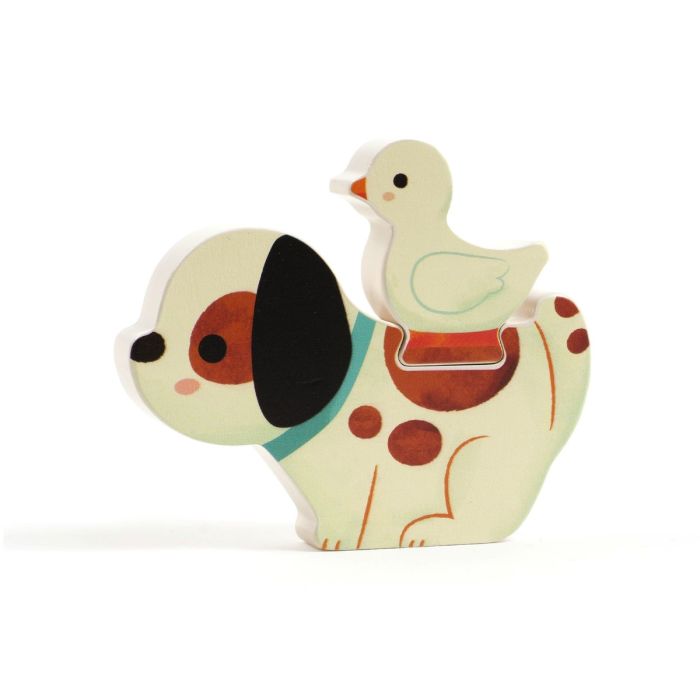Djeco Puzz &amp; Play, Wooden Puzzle - Friends