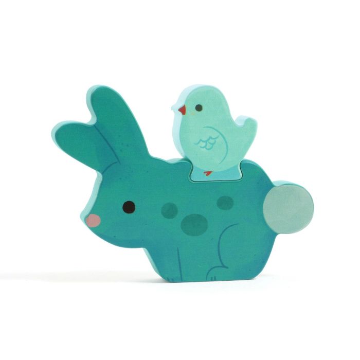 Djeco Puzz &amp; Play, Wooden Puzzle - Friends