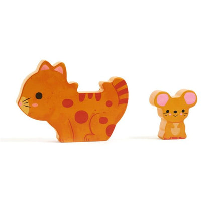 Djeco Puzz &amp; Play, Wooden Puzzle - Friends