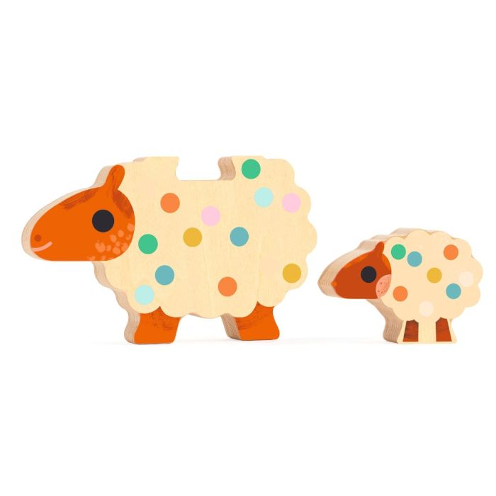Djeco Puzz &amp; Play, Wooden Puzzle, The Family
