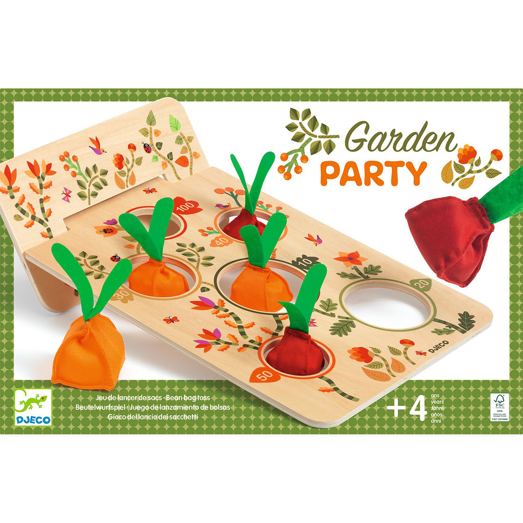 Djeco Game, Bean Bag Toss - Garden Party