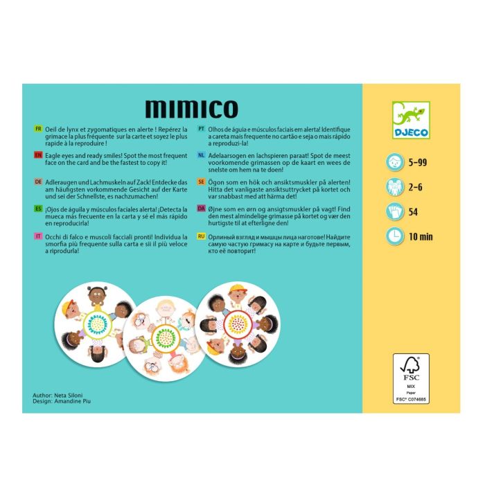 Djeco Card Game, Mimico