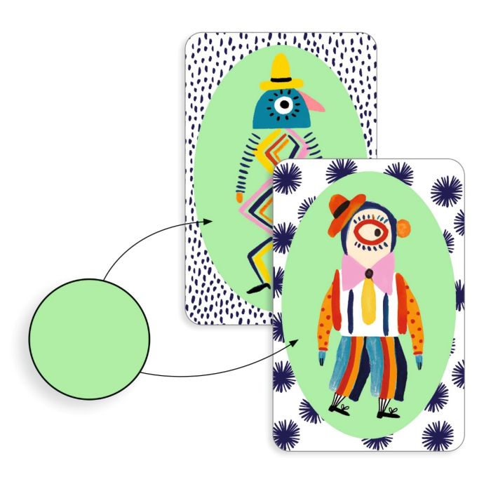 Djeco Card Game, Speedy Crazy