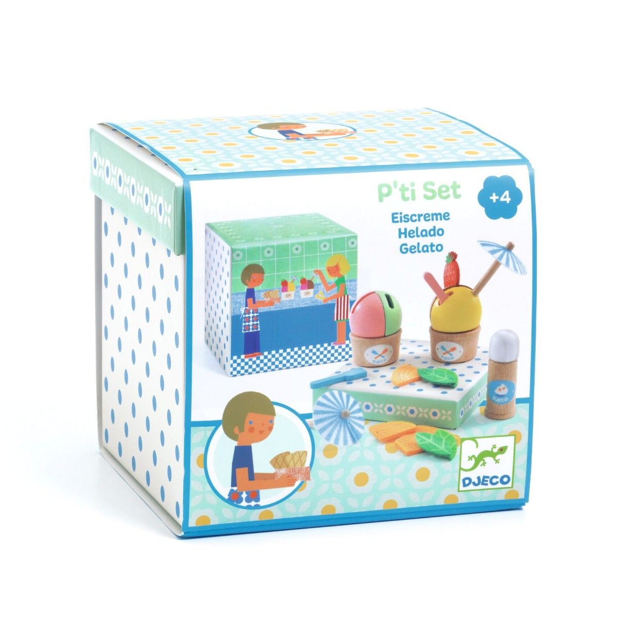 Djeco P’TI SET Play Food, Ice Cream