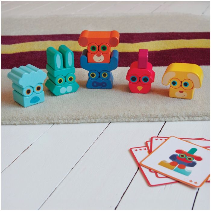 Djeco Ze Faces, Make Faces - 27 Pieces