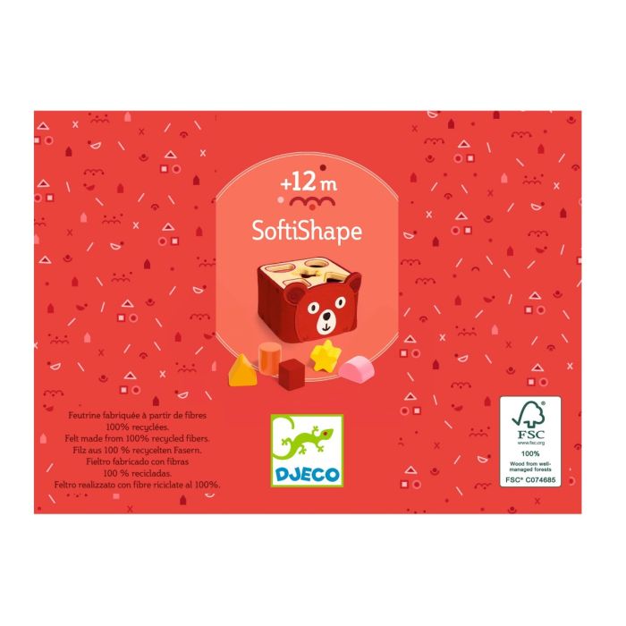 Djeco SoftiShape, Shape Sorting Box