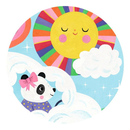 Djeco Silhouette Puzzle, Skybil – 16 pieces